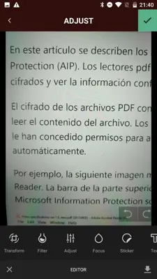 PDF Scanner android App screenshot 5